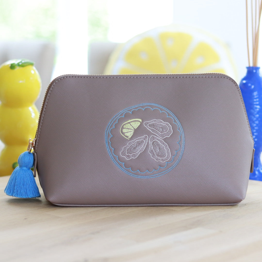 Oyster Embroidered Bag