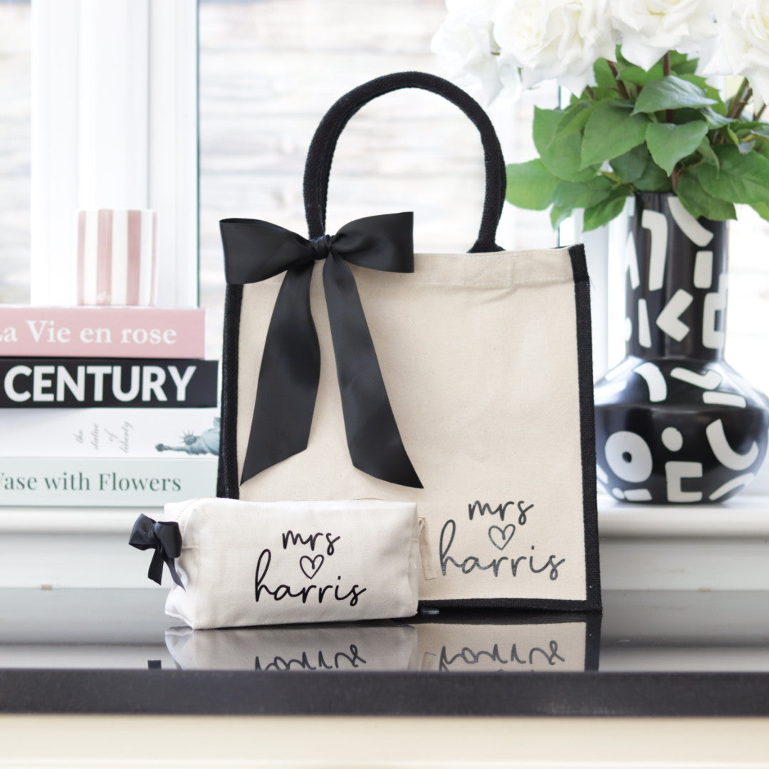 Miss/Mrs Canvas & Jute Bag