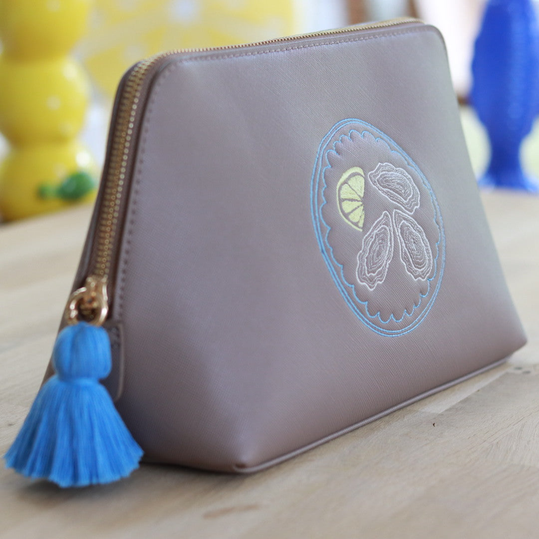 Oyster Embroidered Bag