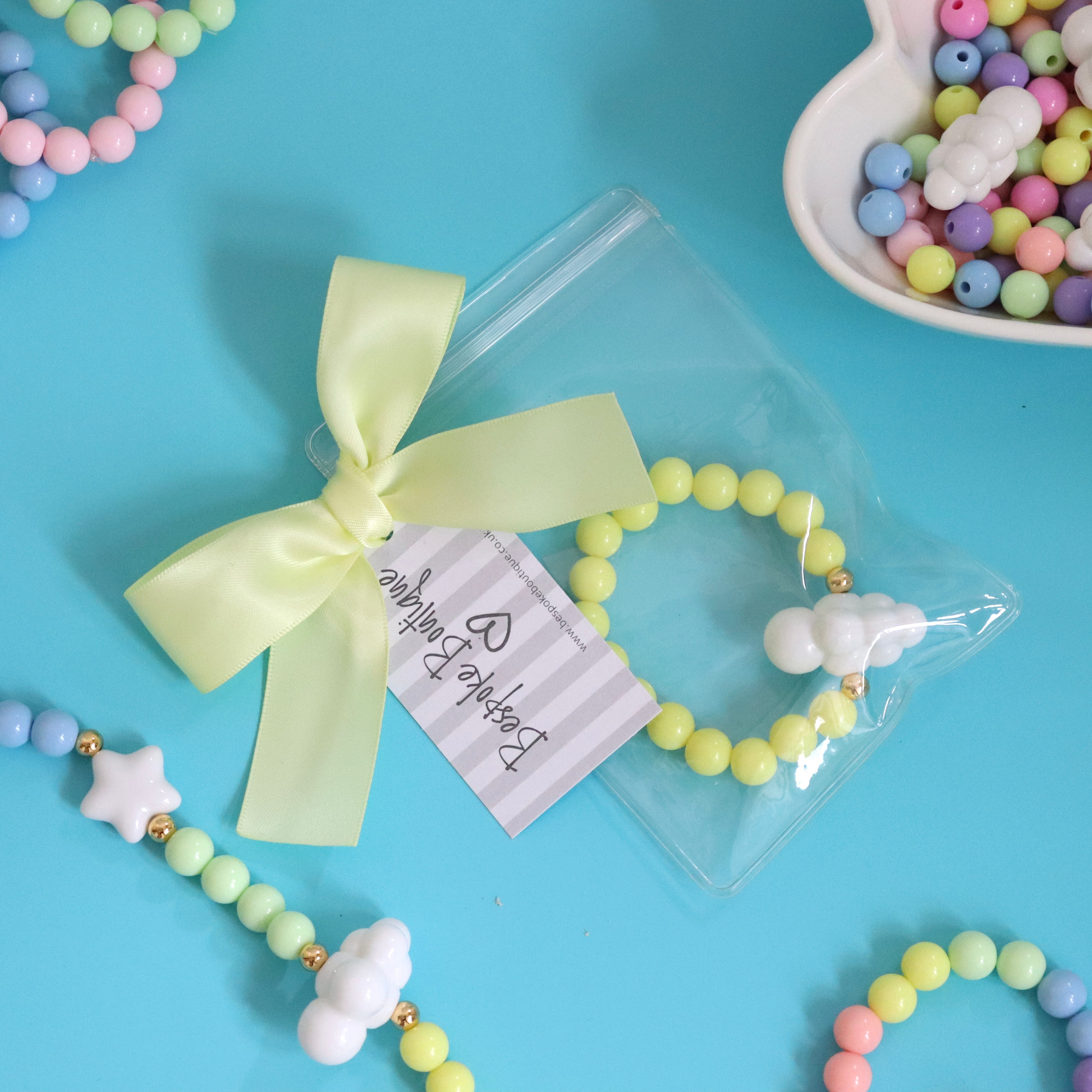 'Over The Rainbow' Pastel Bead Bracelet
