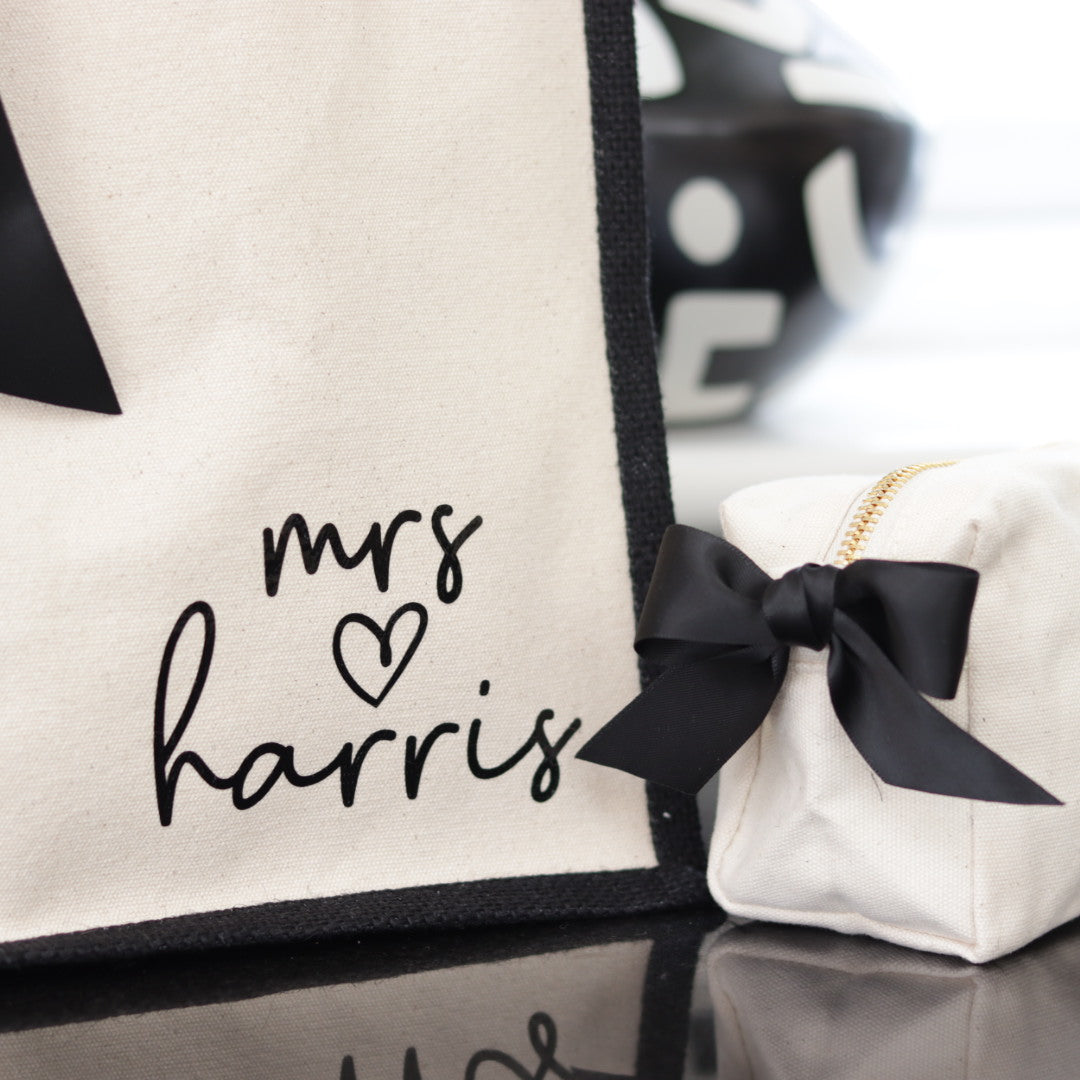 Miss/Mrs Canvas & Jute Bag