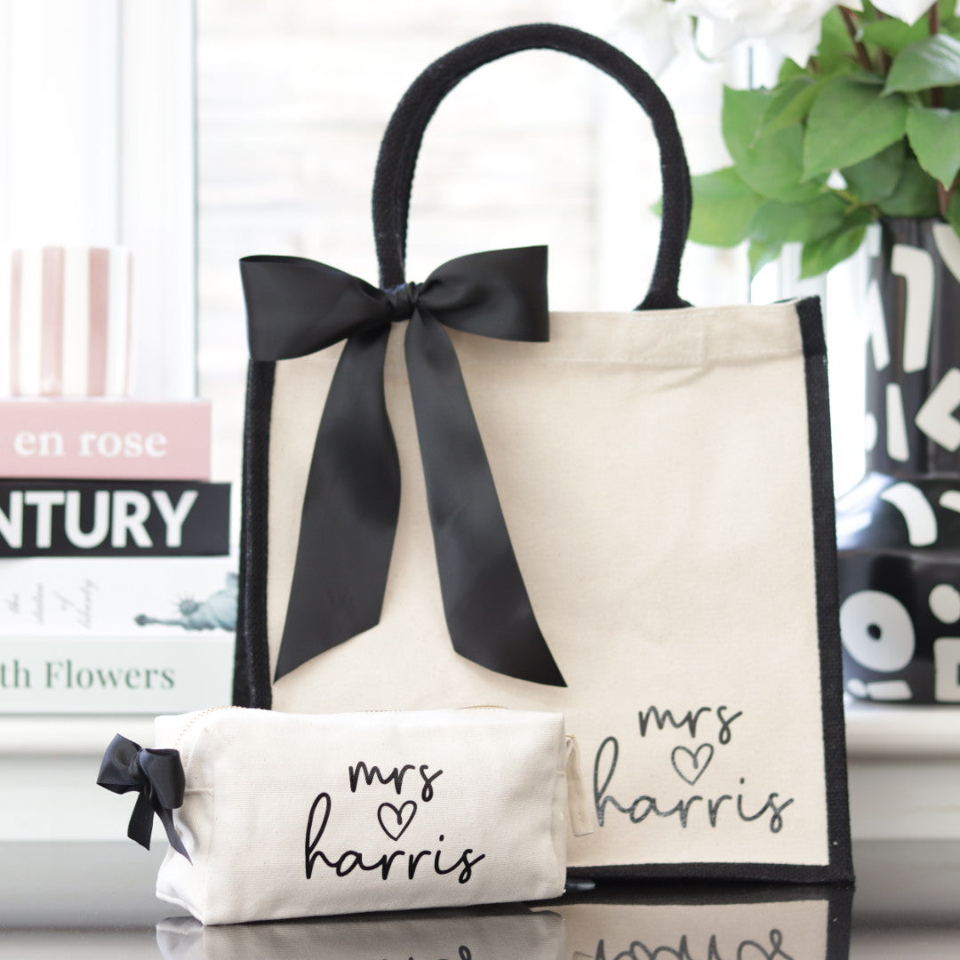 Miss/Mrs Canvas & Jute Bag