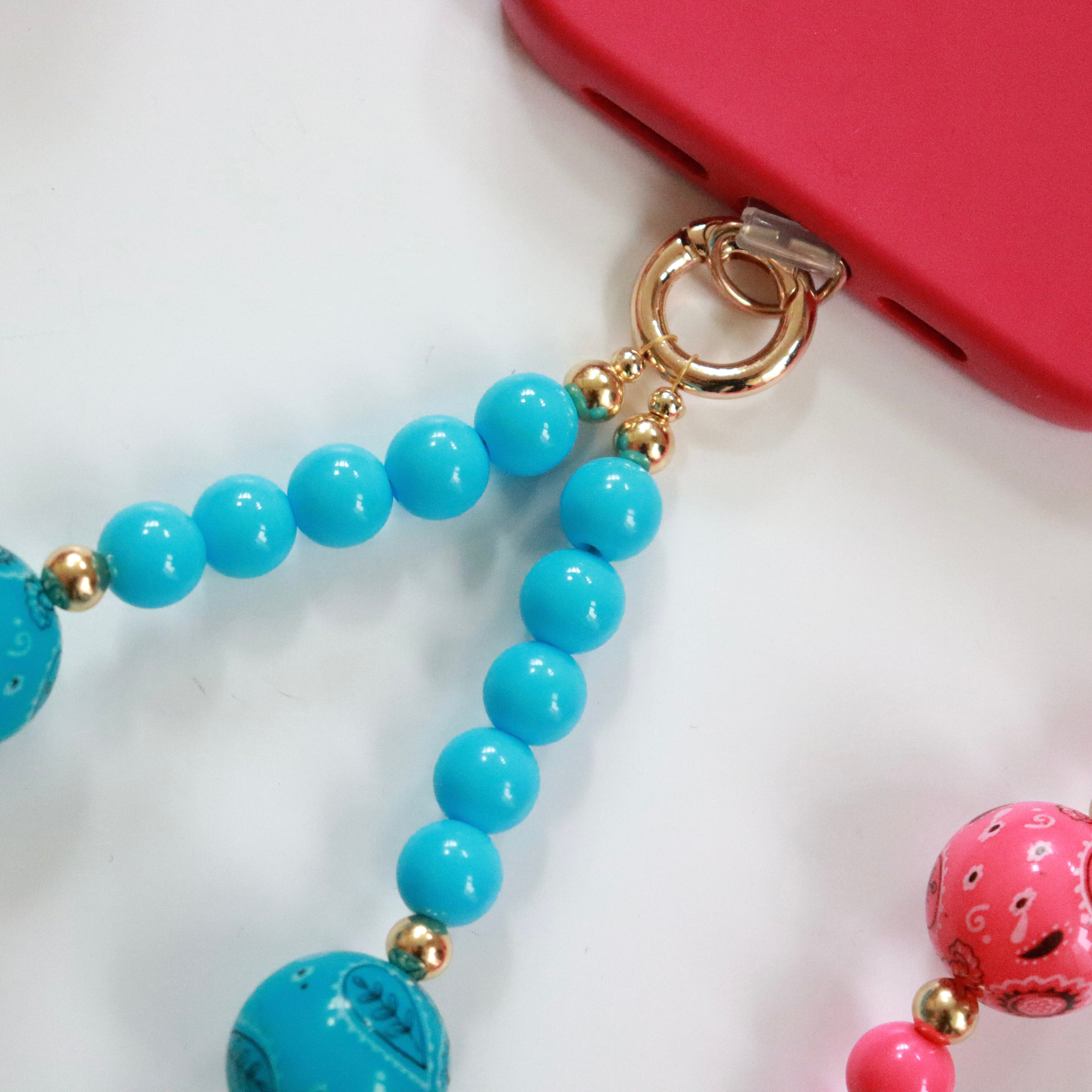 'Bandana Boho' Bead Phone Charm