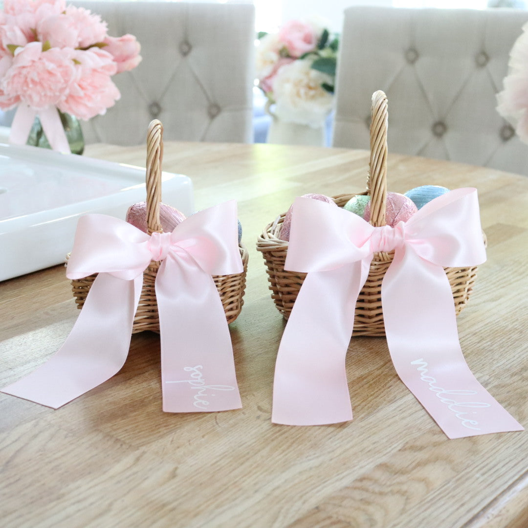Natural Wicker Easter Basket