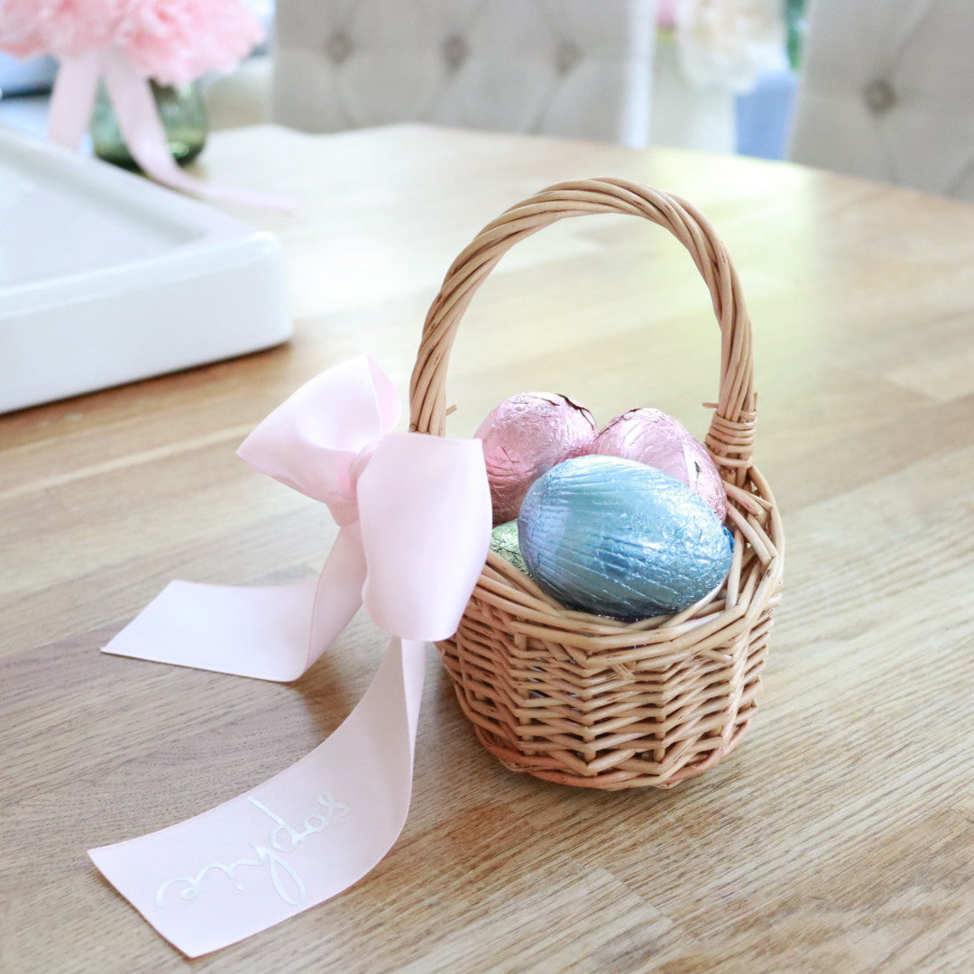Natural Wicker Easter Basket