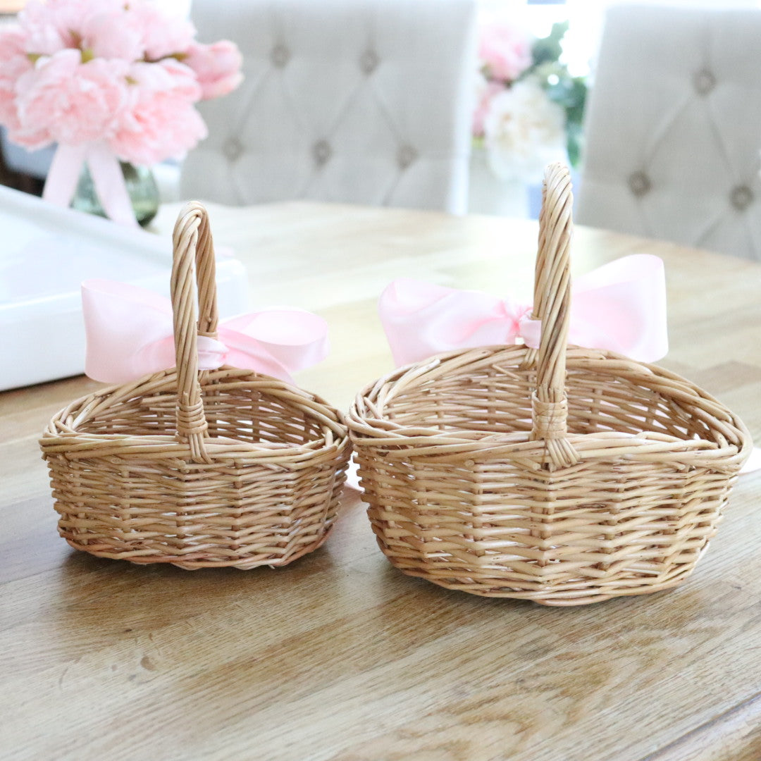 Natural Wicker Easter Basket