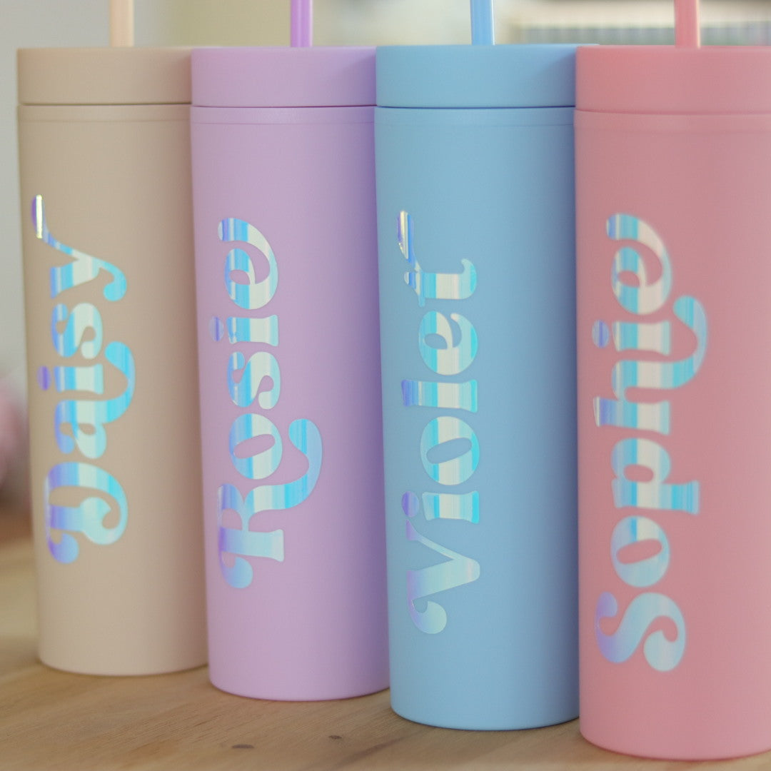 Skinny Matte Double Wall Tumbler