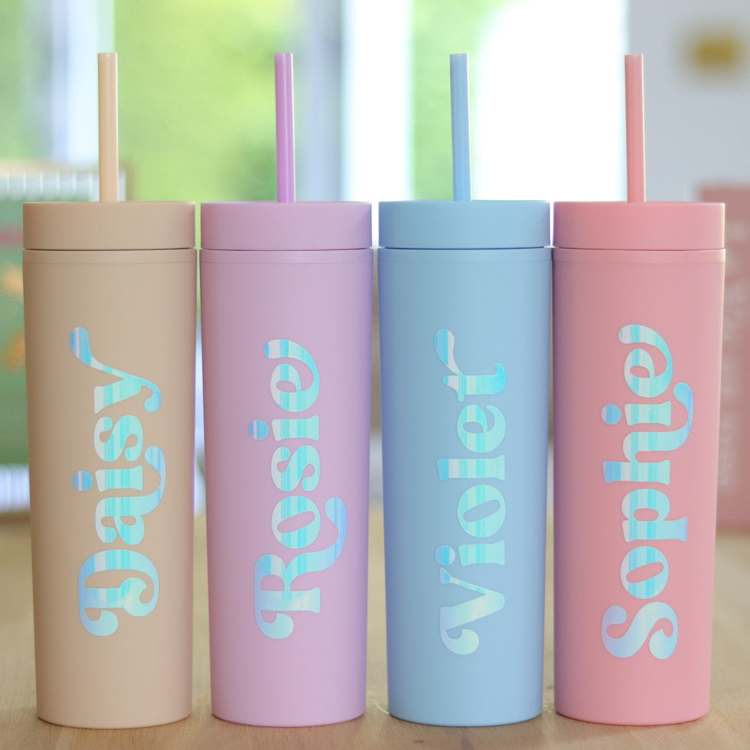 Skinny Matte Double Wall Tumbler