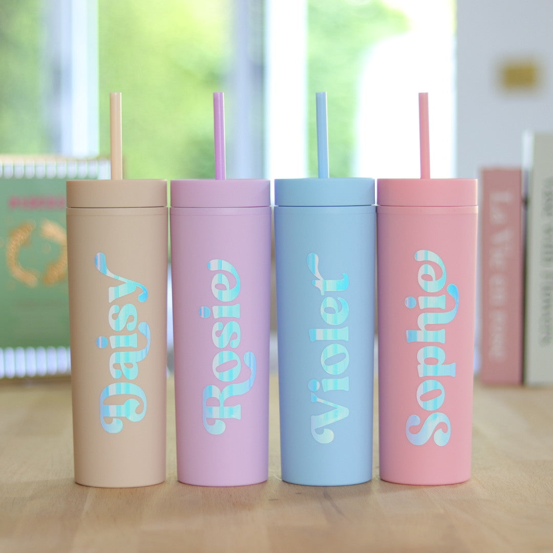 Skinny Matte Double Wall Tumbler