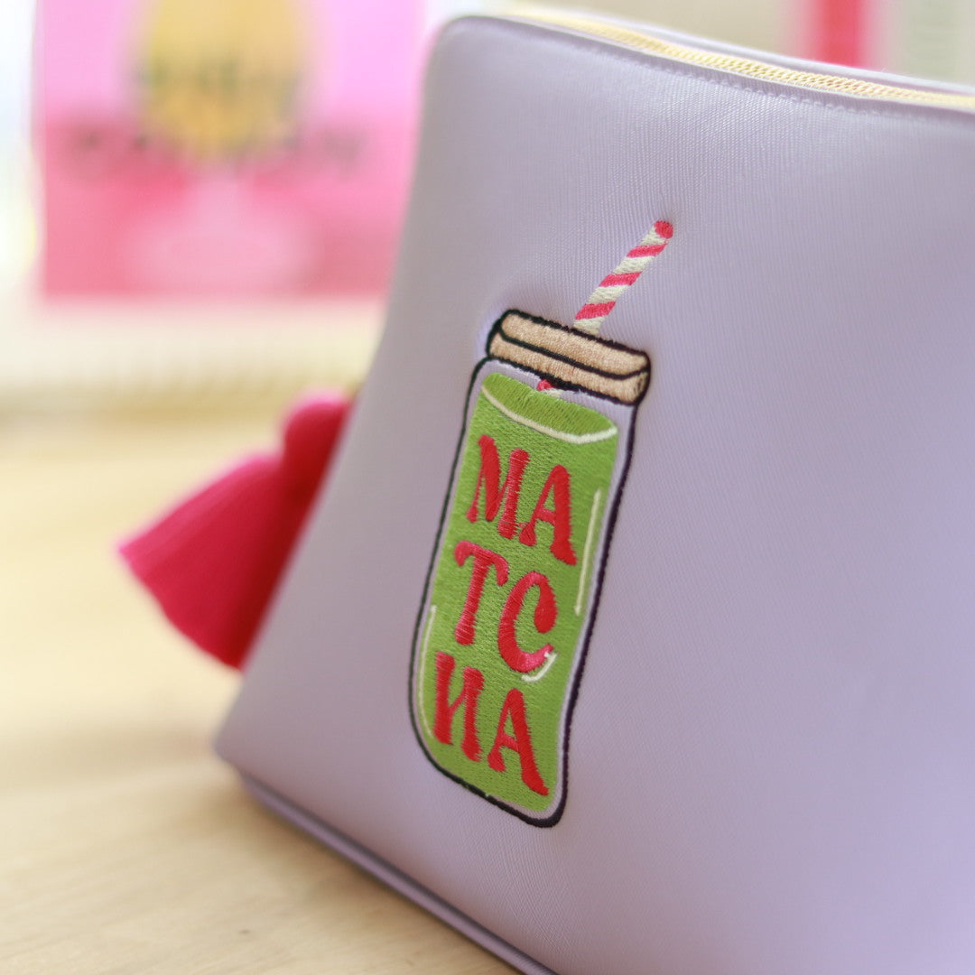Matcha Embroidered Bag