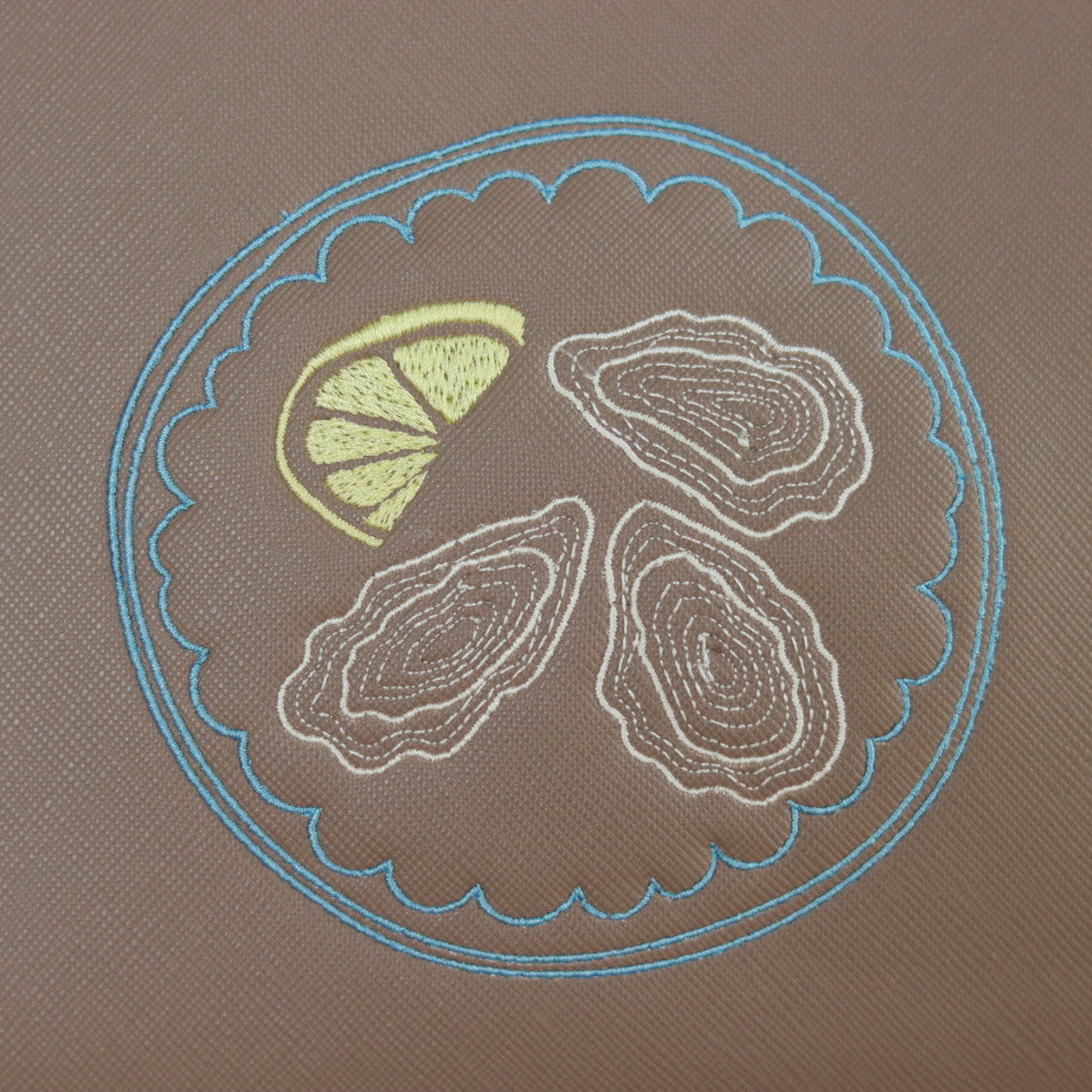 Oyster Embroidered Bag