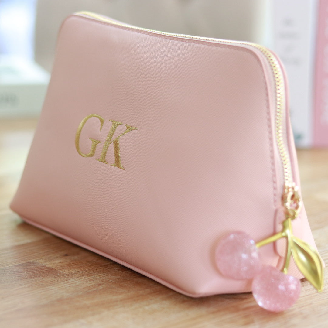 Pink Cherry Charm Bag