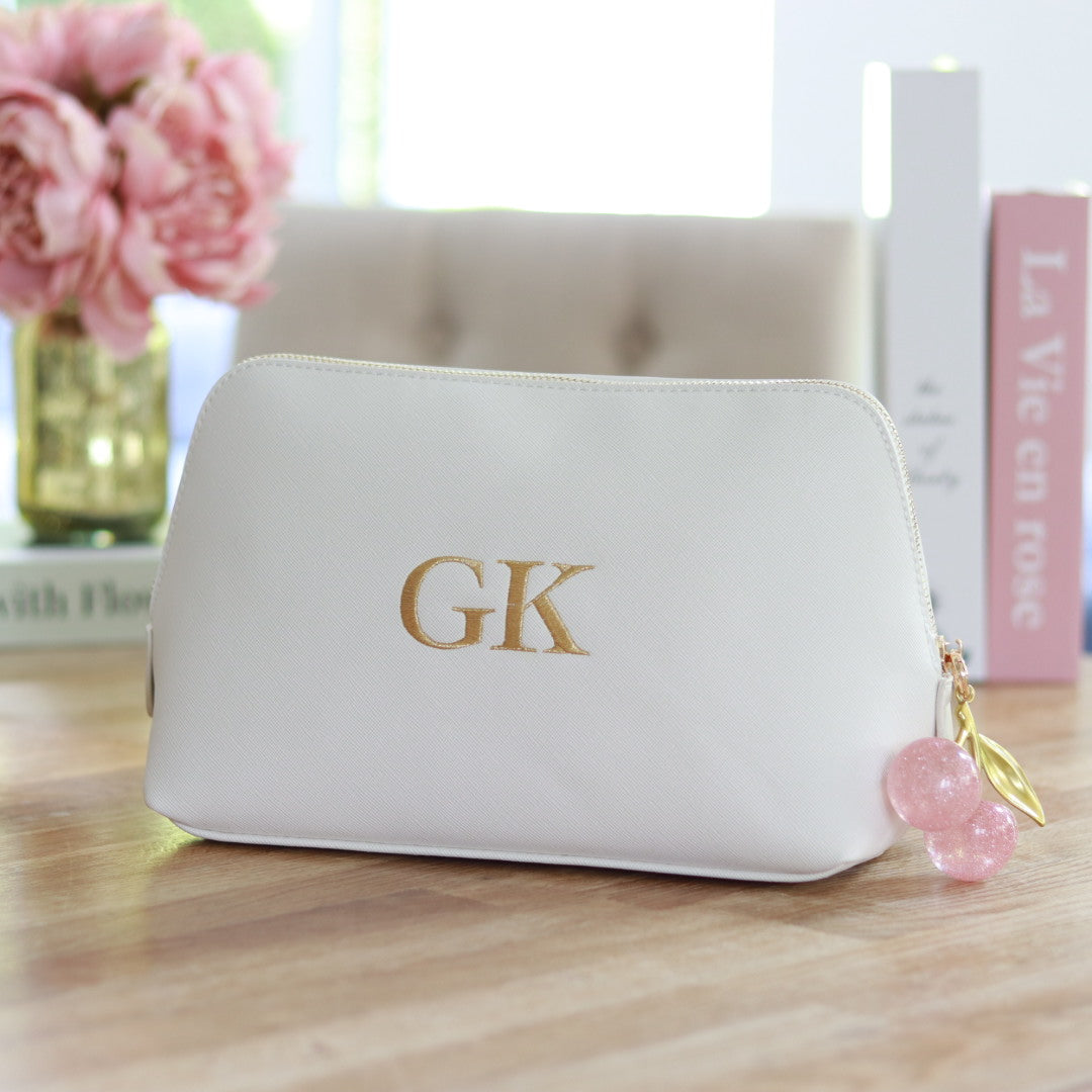Pink Cherry Charm Bag