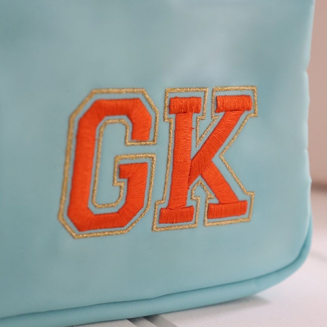 Seafoam Varsity Pouch