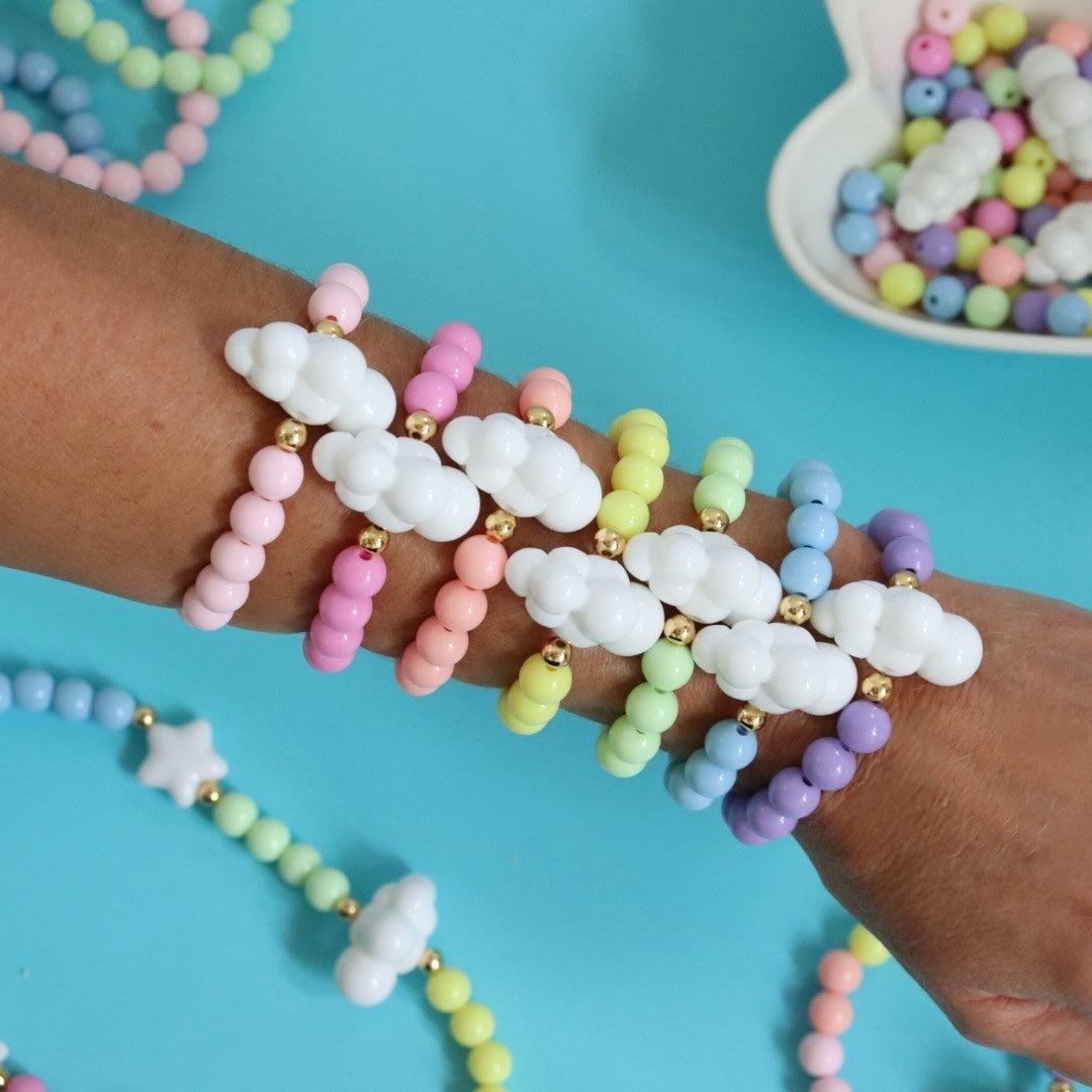 'Over The Rainbow' Pastel Bead Bracelet