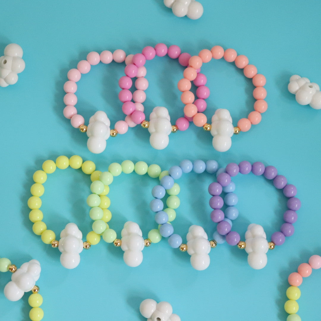 'Over The Rainbow' Pastel Bead Bracelet