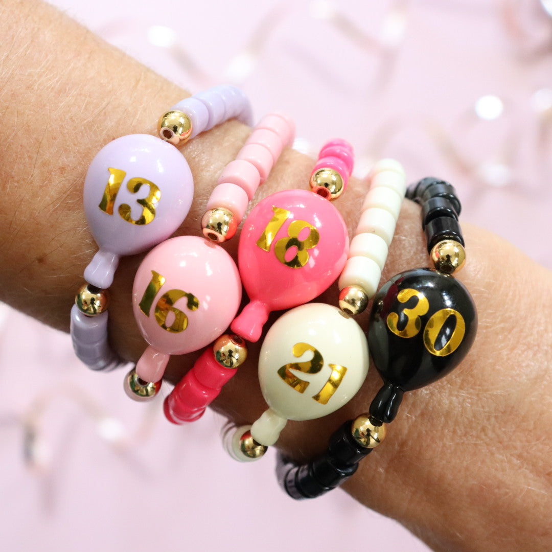 'Birthday Balloon' Bead Bracelet
