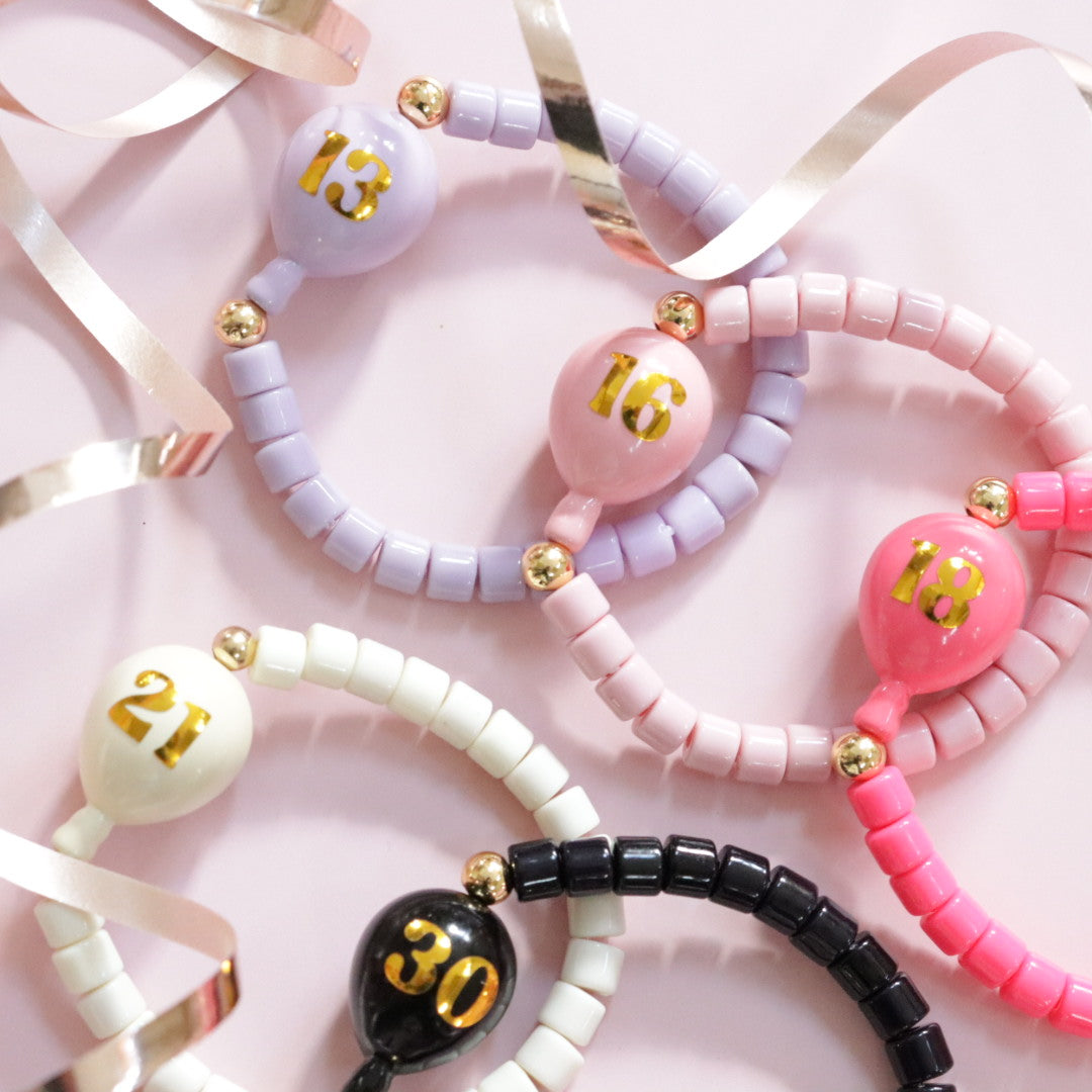 'Birthday Balloon' Bead Bracelet