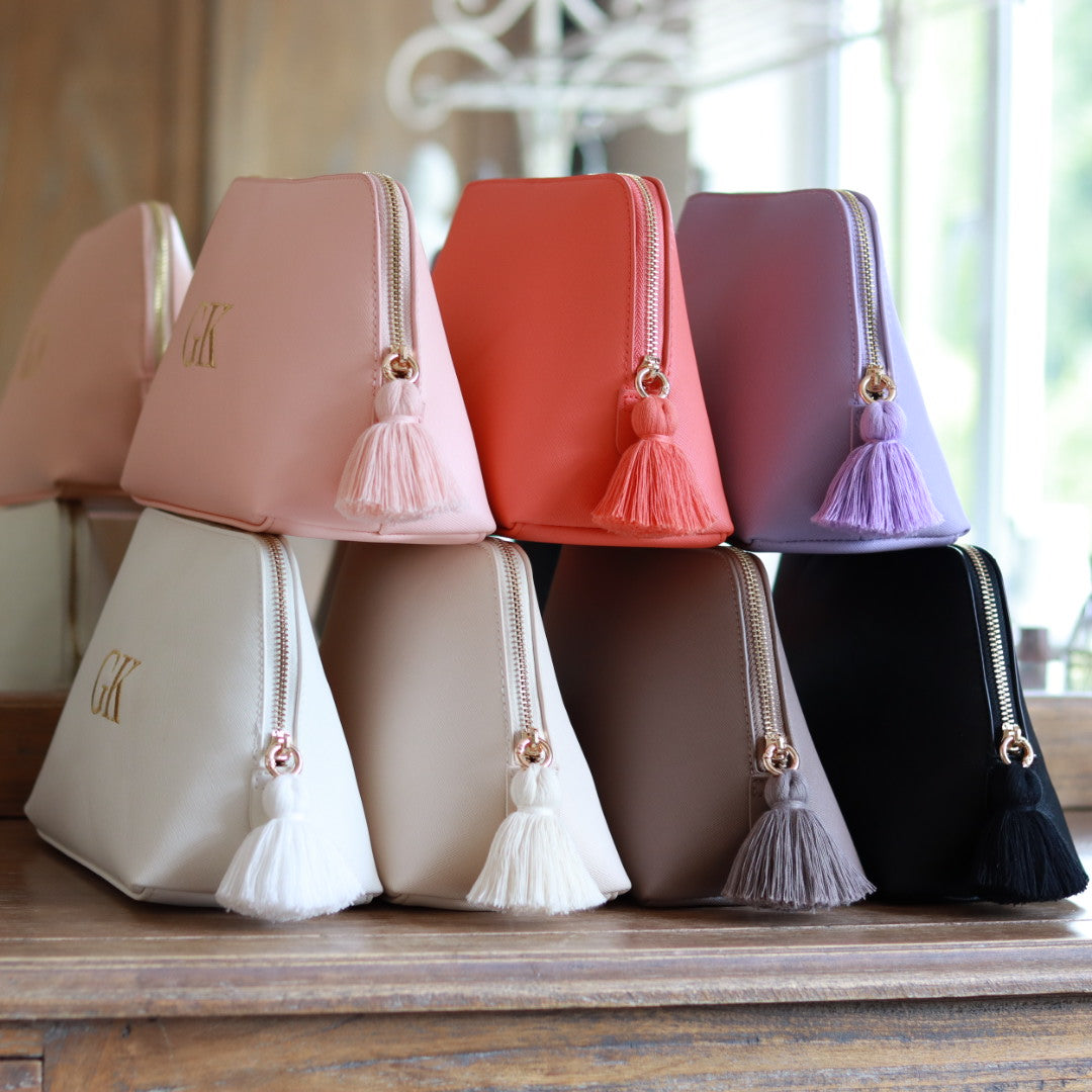 Peachy Tassel Charm Bag