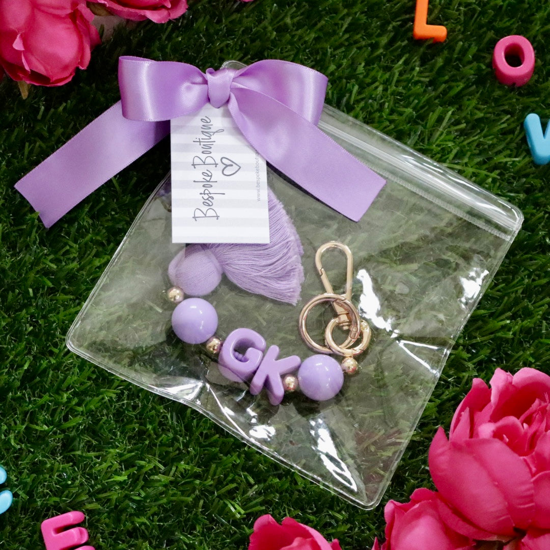 'A Bead C' Colourful Bead Keychain/Bag Charm