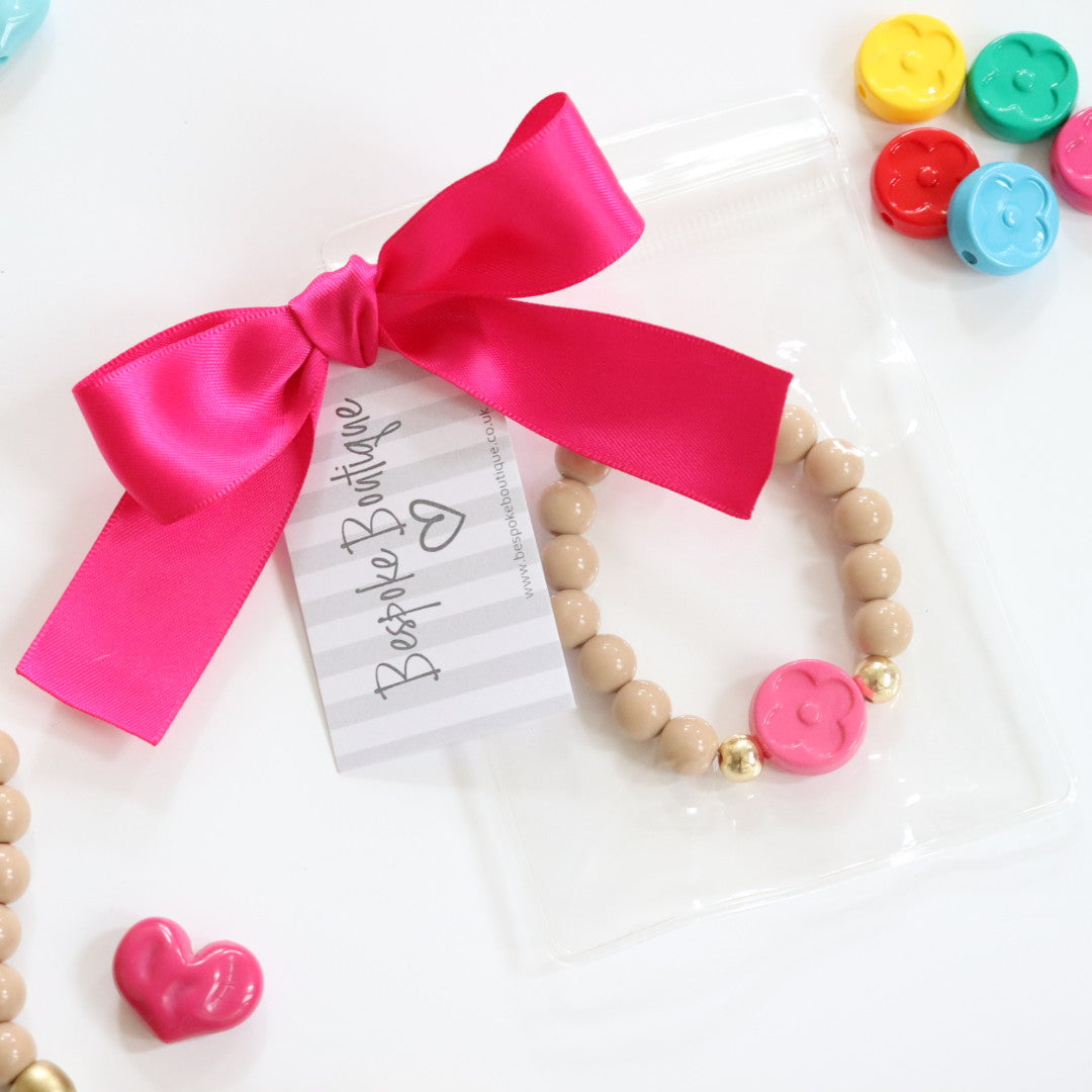 'Lucky Clover' Bright Bead Bracelet