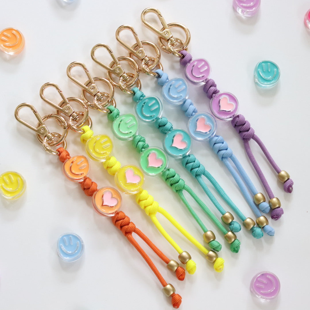 'Big Smile' Paracord Keychain/Bag Charm