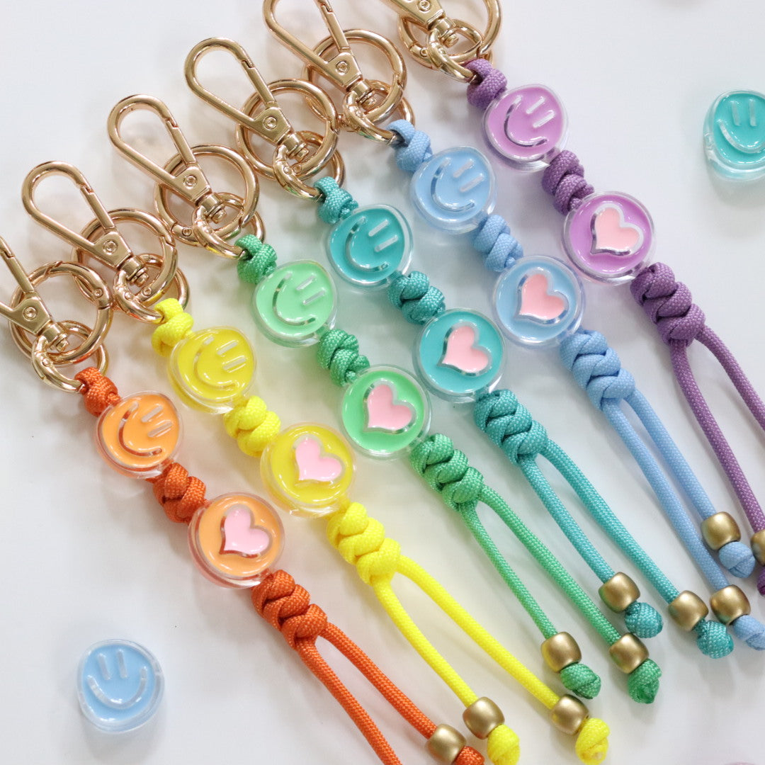 'Big Smile' Paracord Keychain/Bag Charm