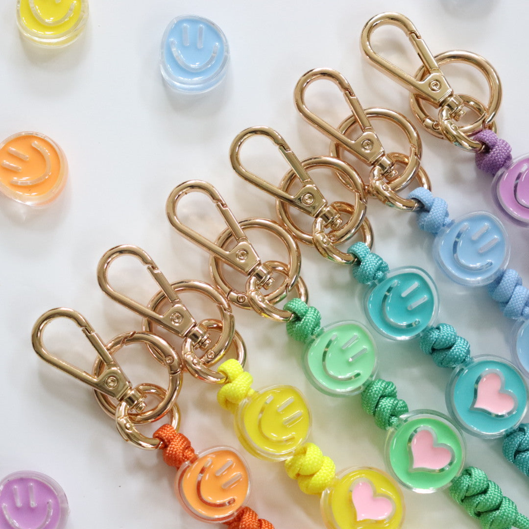 'Big Smile' Paracord Keychain/Bag Charm