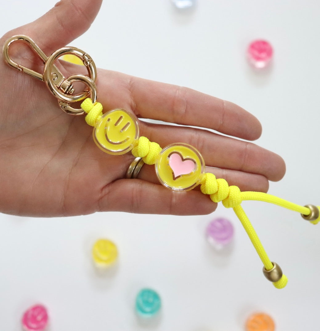 'Big Smile' Paracord Keychain/Bag Charm