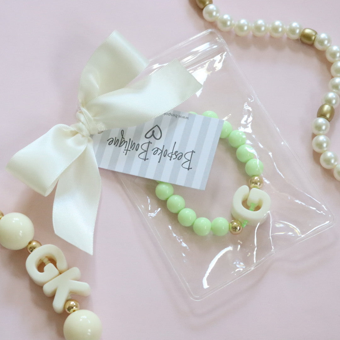 'Love Letter' Cream Bead Bracelet