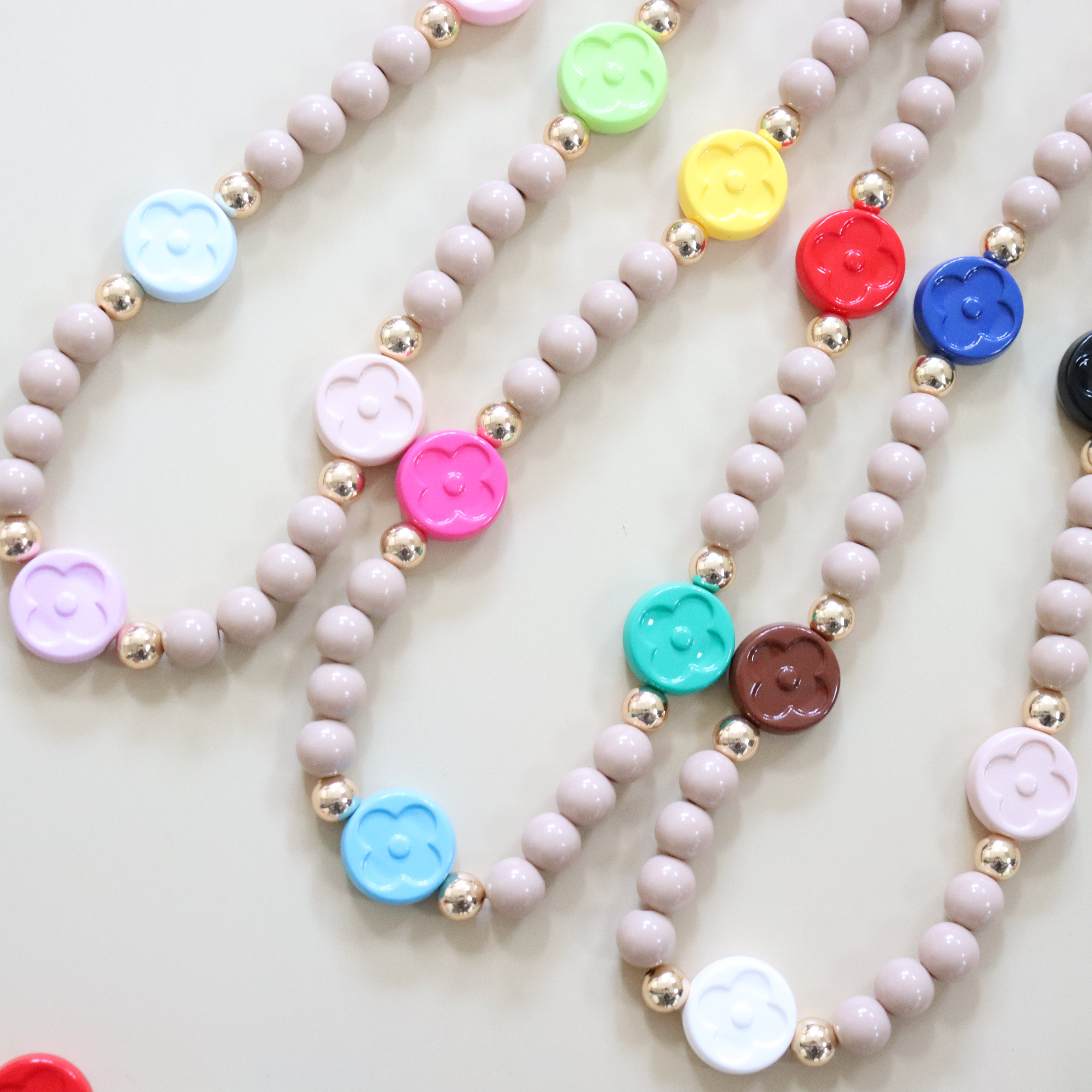 'Lucky Clover' Bead Phone Charm