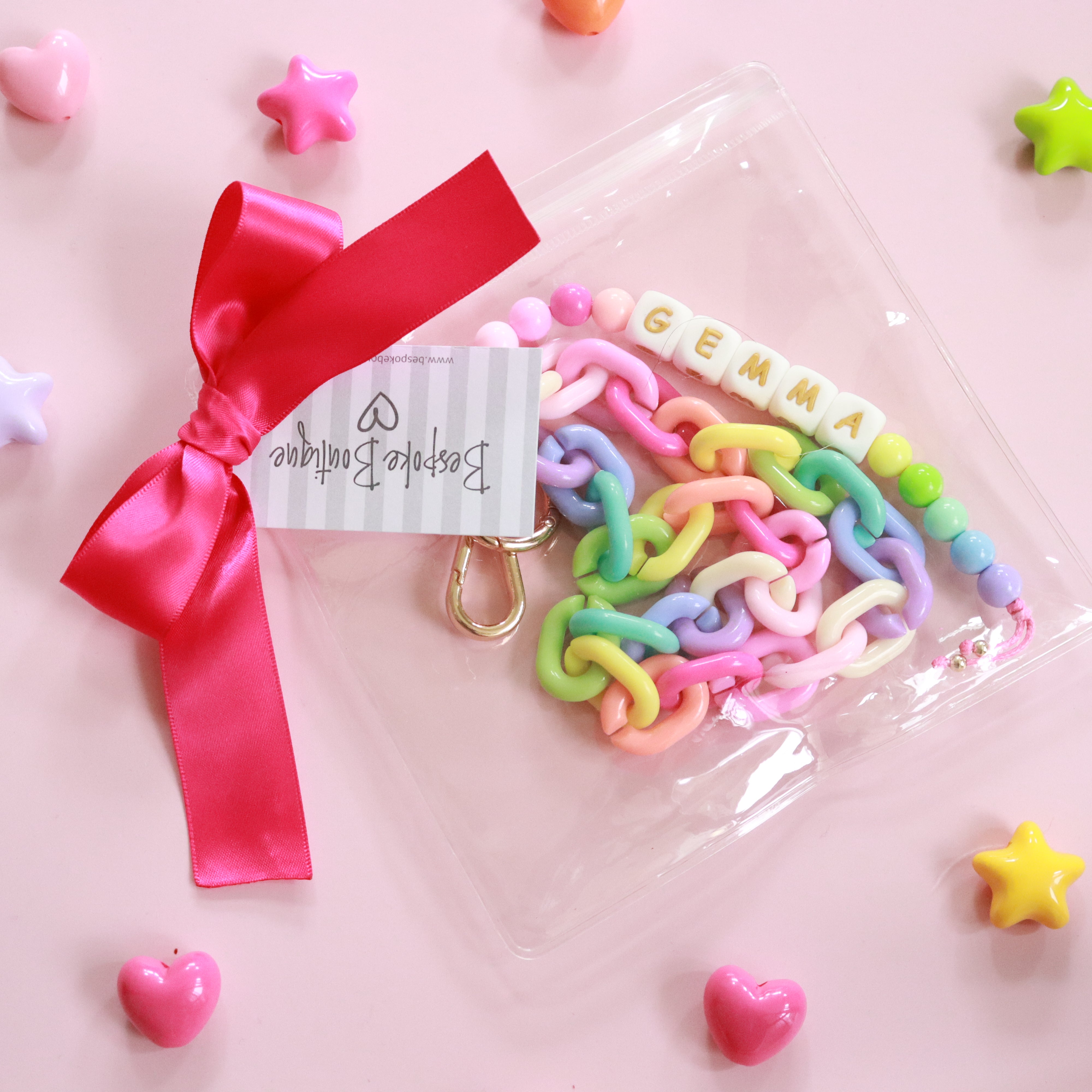 'Chunky Chain-Bow' Keychain/Bag Charm