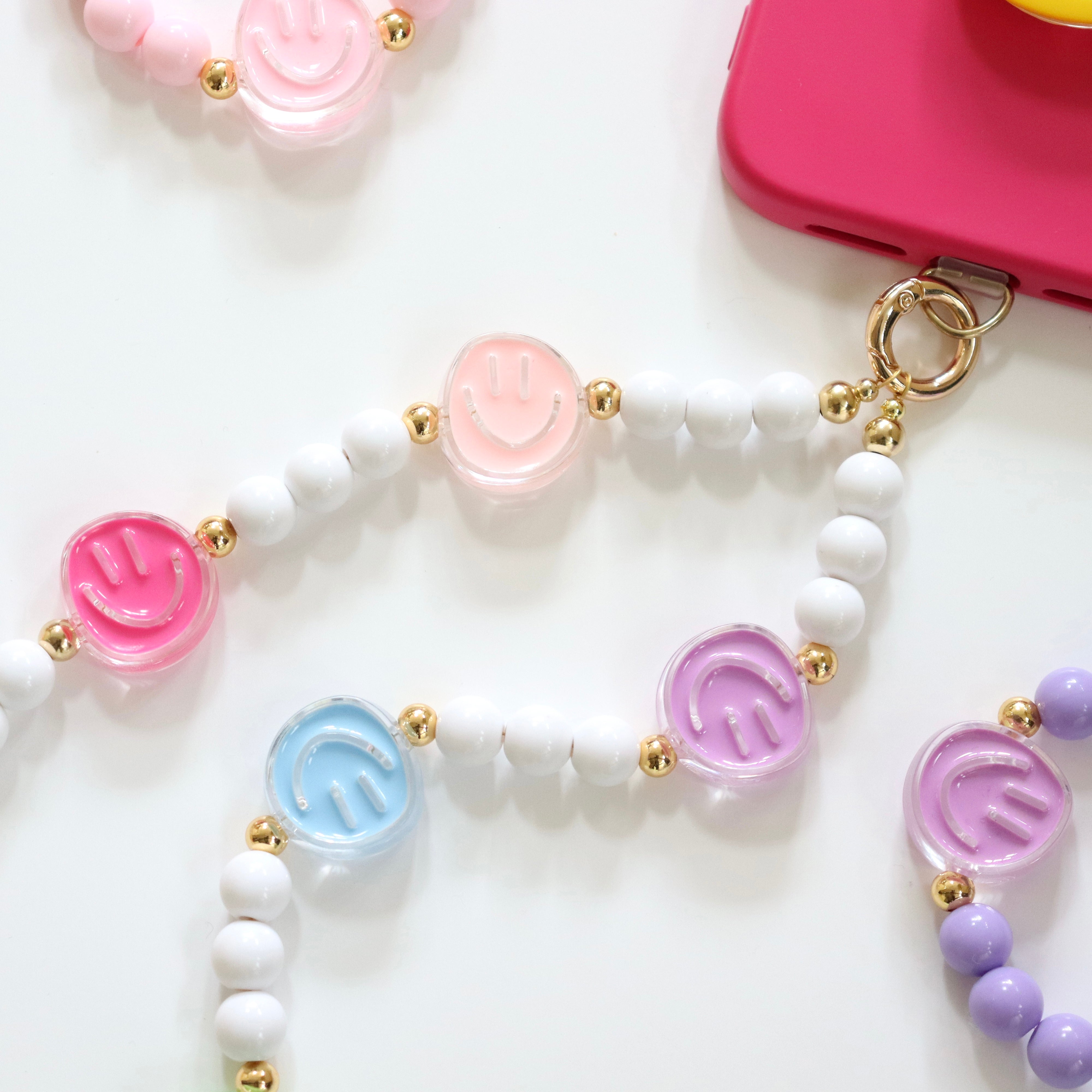 'Big Smile' Bead Phone Charm