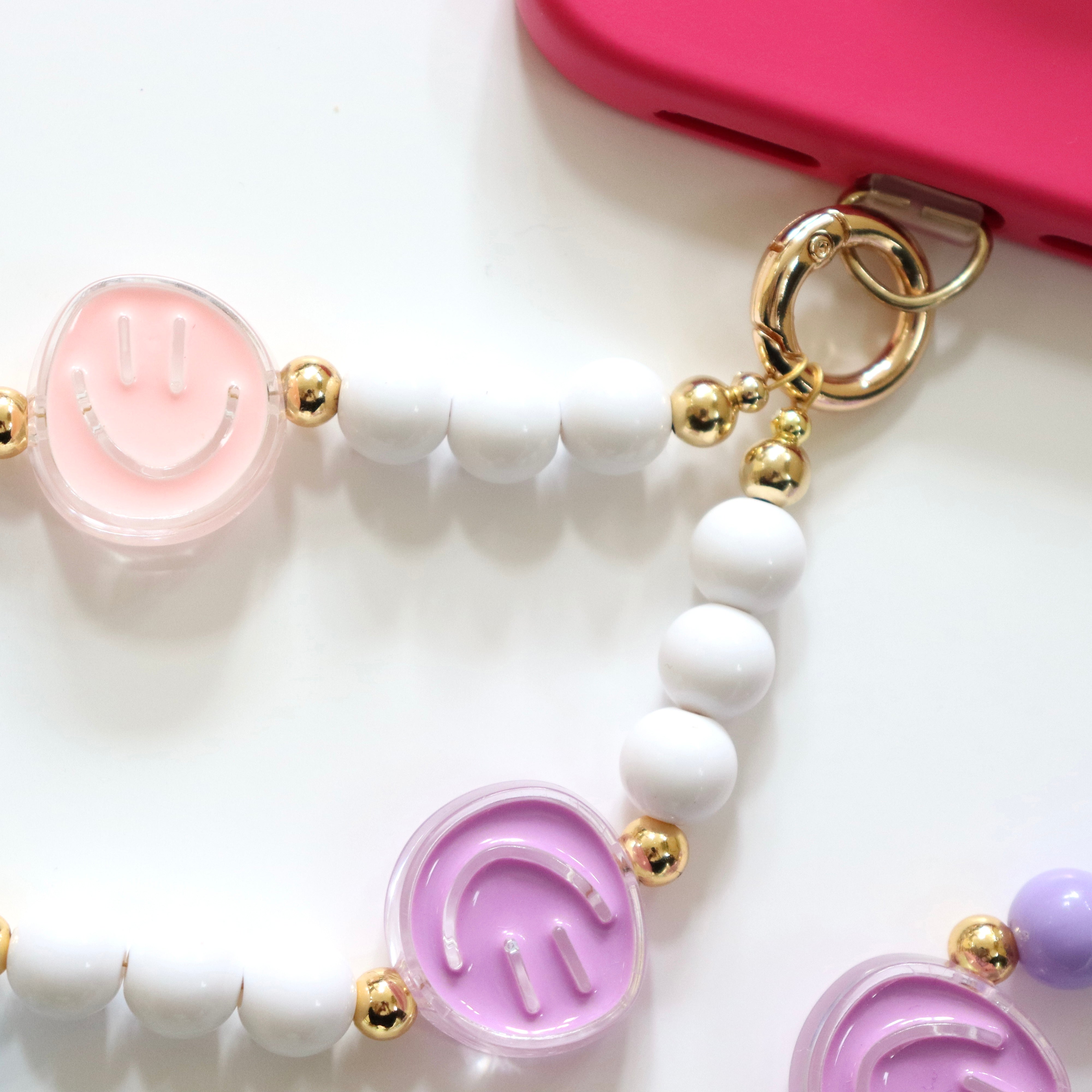 'Big Smile' Bead Phone Charm