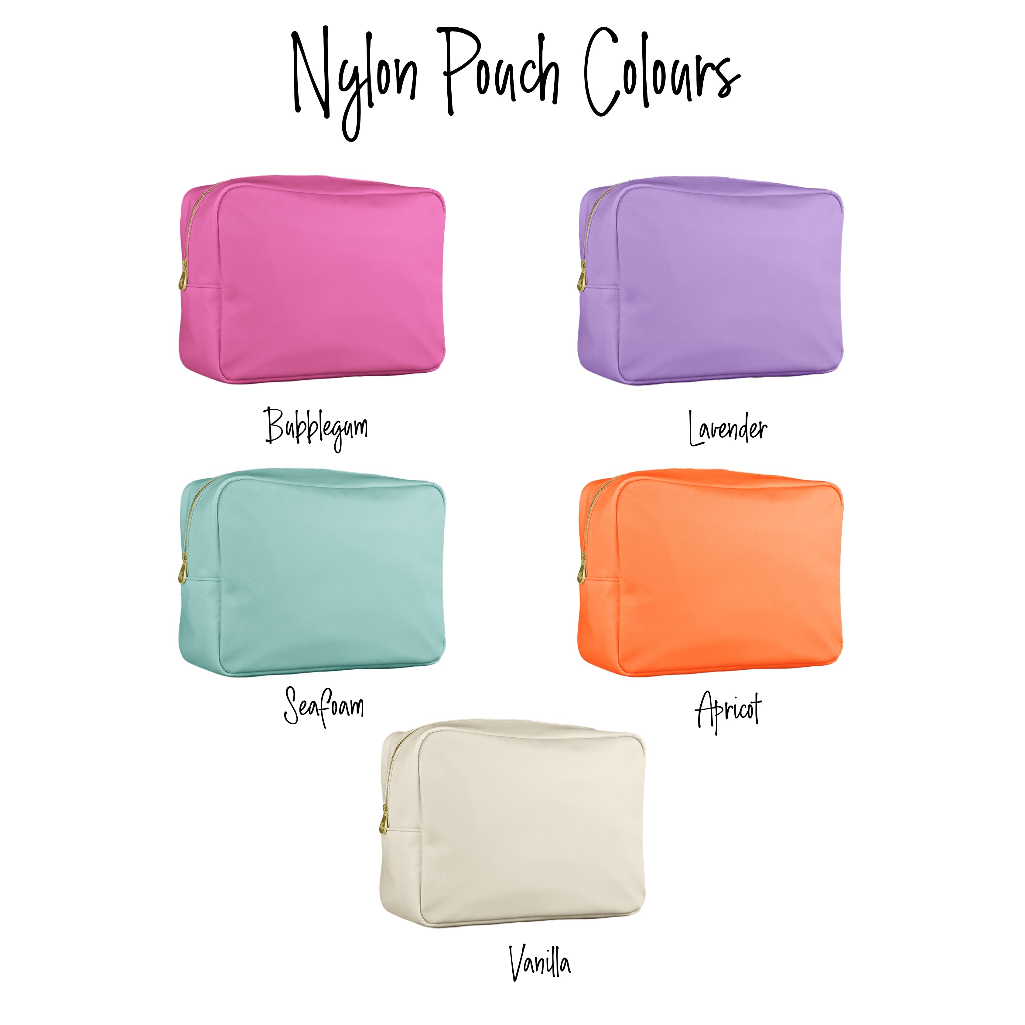 Embroidered Accessory Pouch