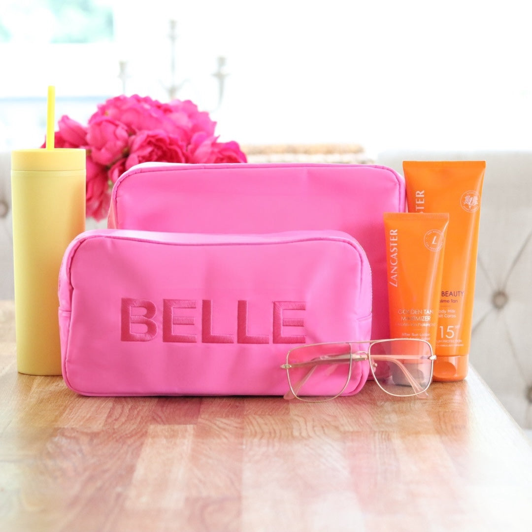 Embroidered Accessory Pouch