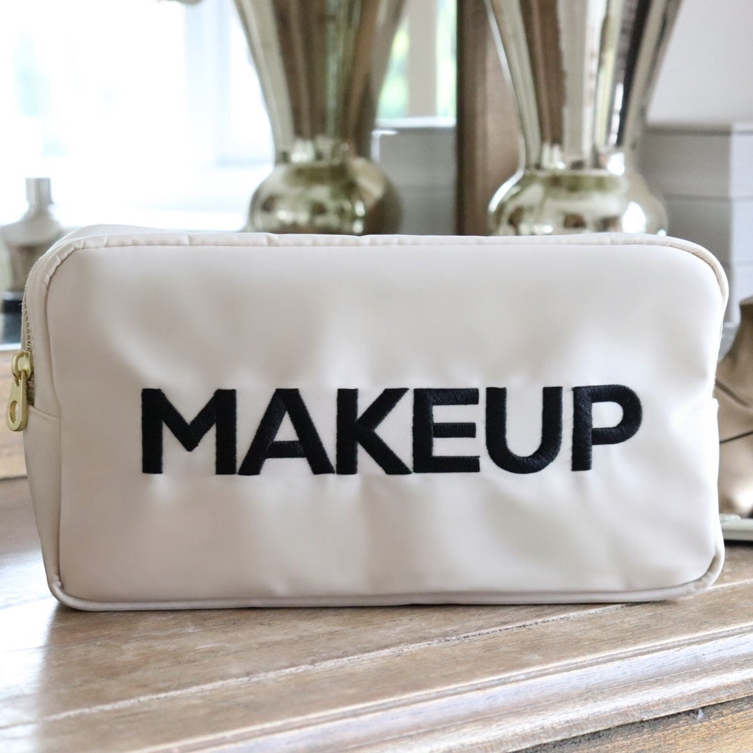 Embroidered Accessory Pouch