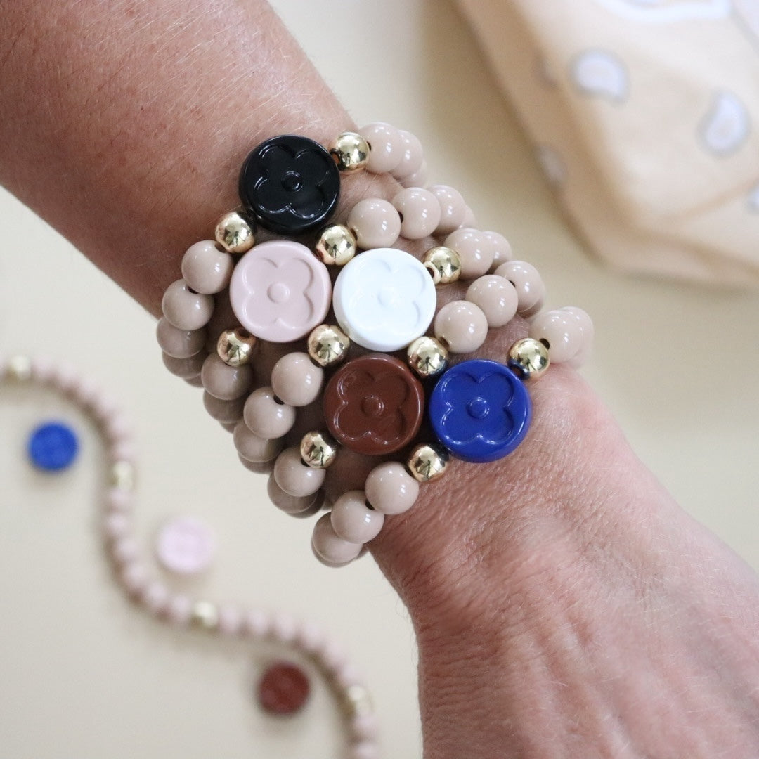 'Lucky Clover' Classic Bead Bracelet