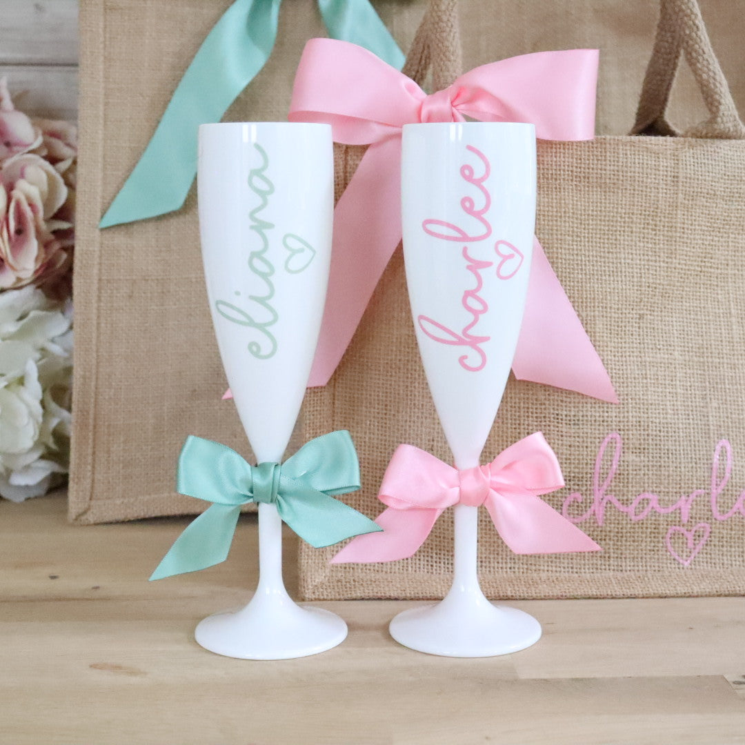 Bow Jute Bag &/or Flute