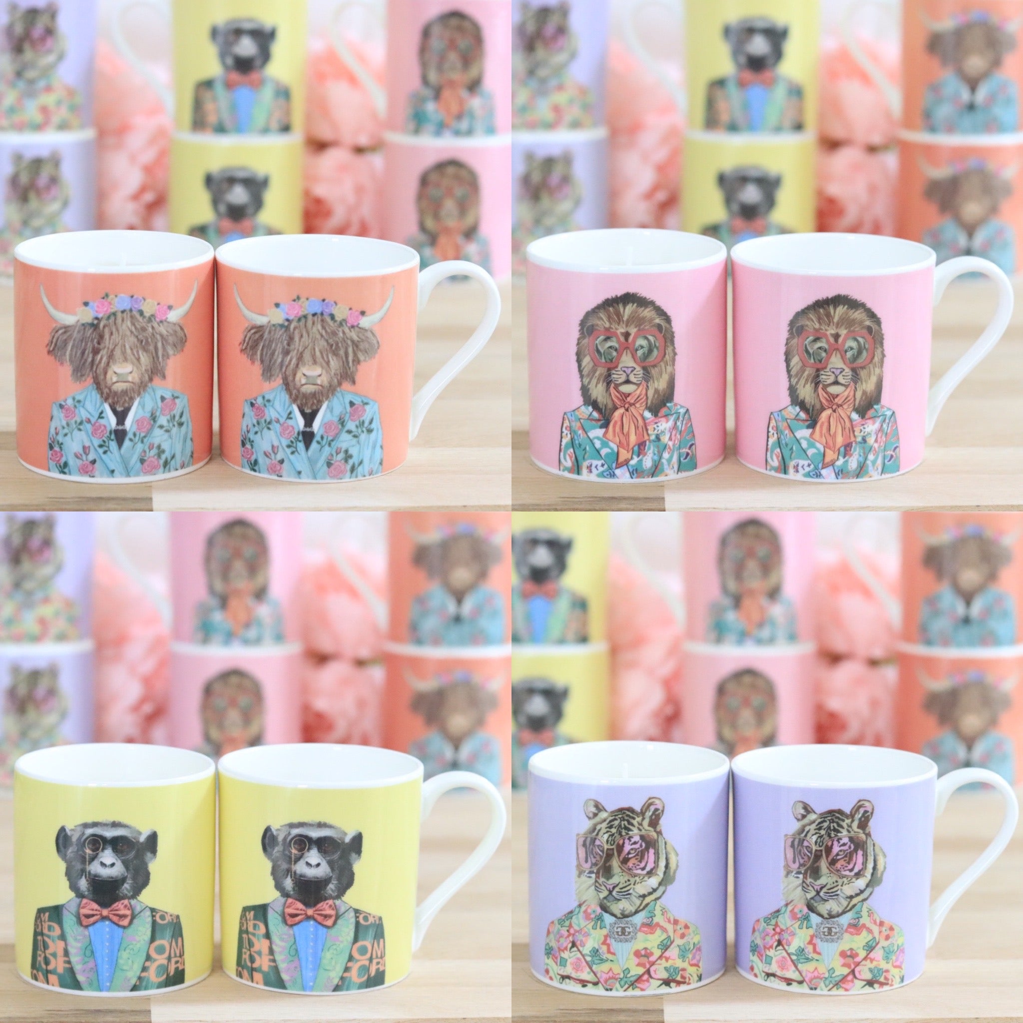 Fashion Animals Mug &/or Candle