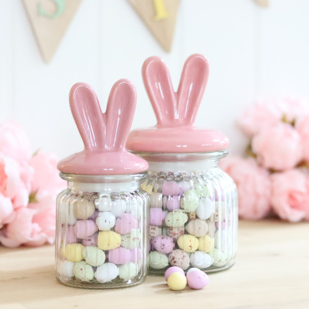 Pastel Bunny Ear Jar - 250ml