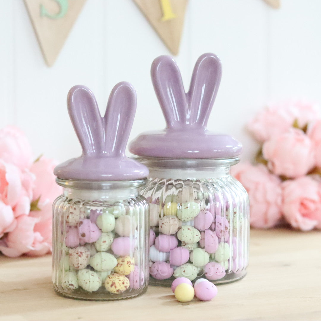 Pastel Bunny Ear Jar - 250ml