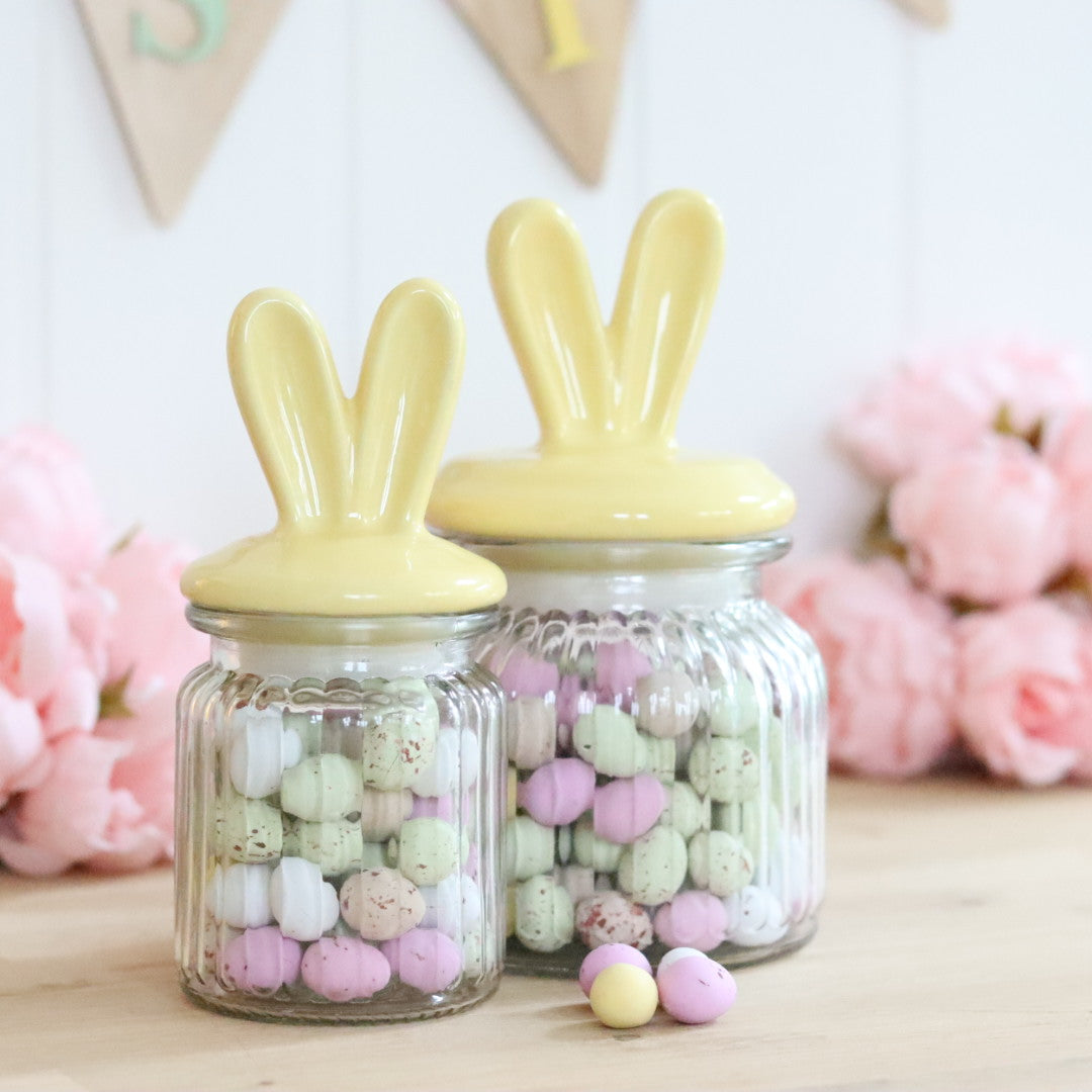 Pastel Bunny Ear Jar - 250ml